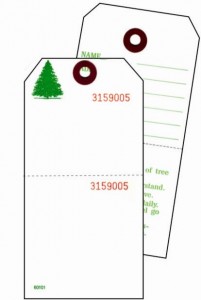 christmas tree sales tag #7